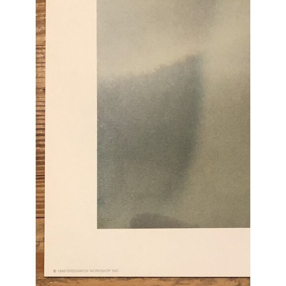 32"x22" Limited Edition Signed Numbered PRINT Last Leaves by CAROLYN BLISH 1980 - Picture 7 of 9